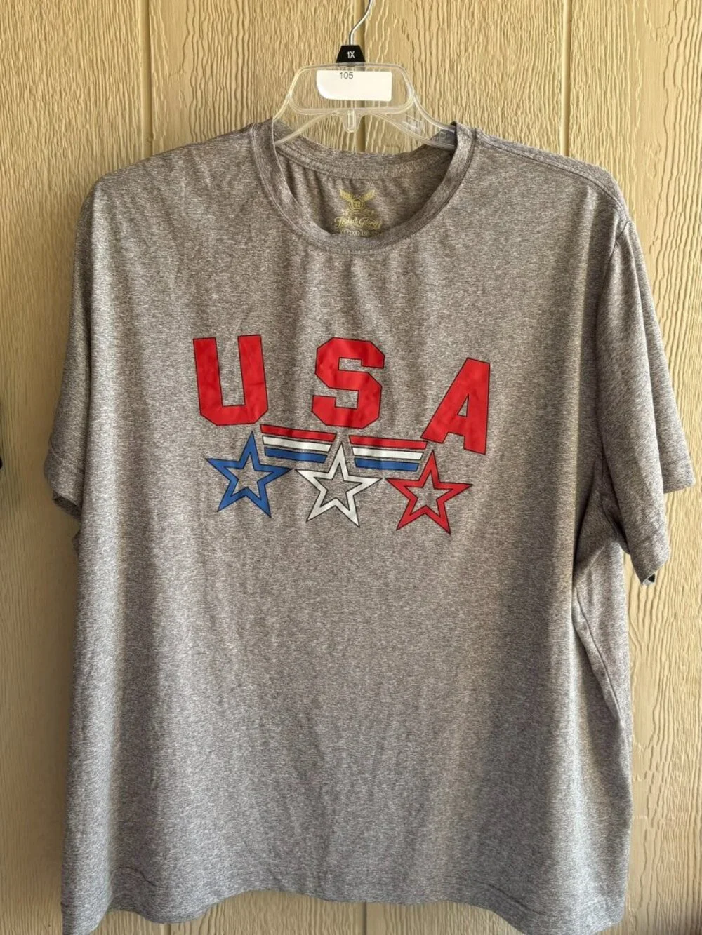 T shirt USA graphic text  2XL Unisex